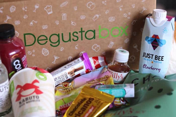 February Degustabox featuring Coldpress Juices
