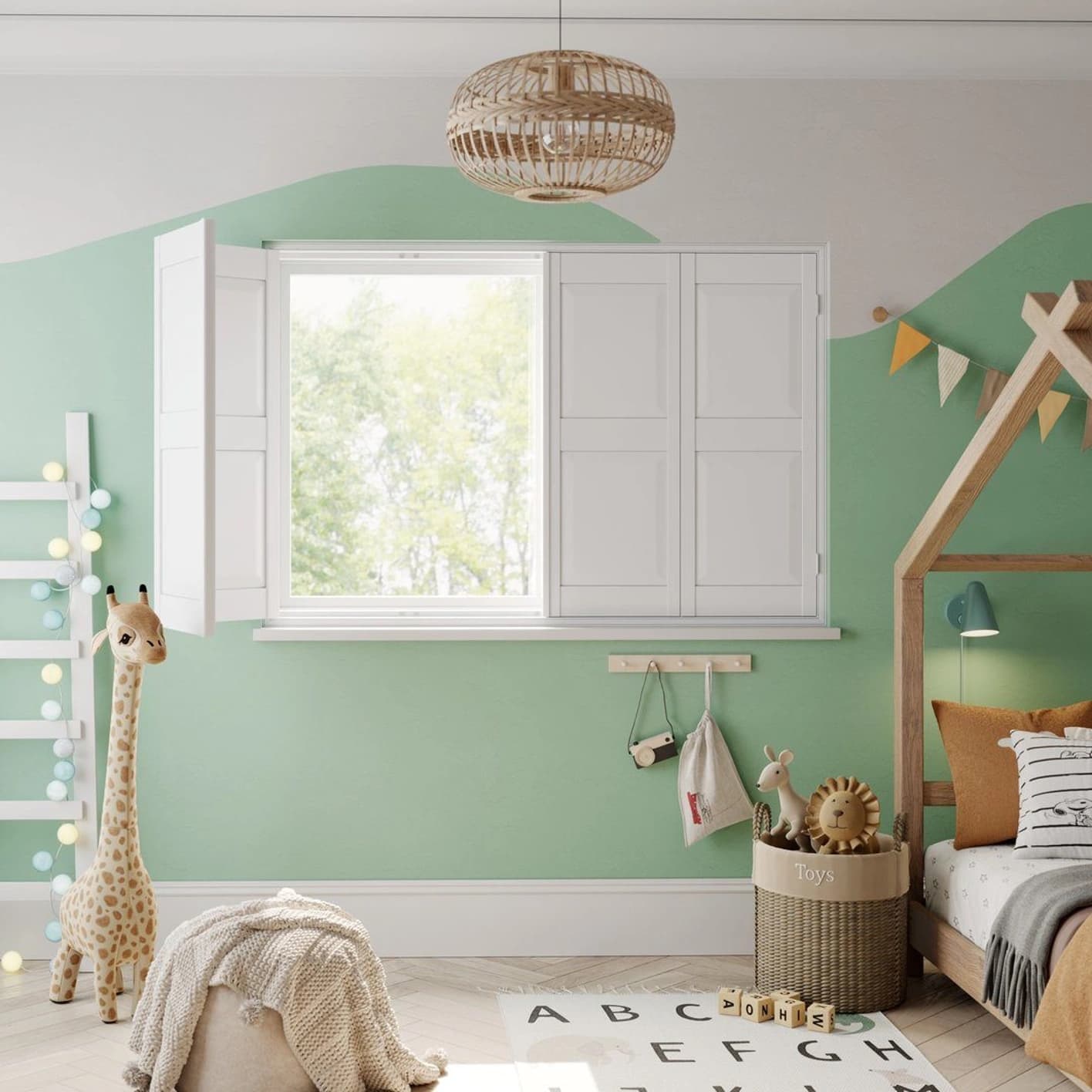 toddler-room-planning-window-shutters-sage-green