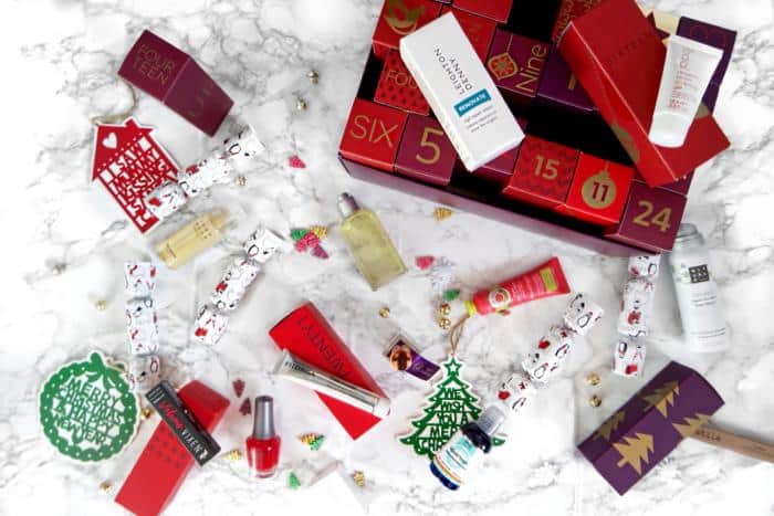 Marks and Spencer Beauty Advent Calender. Spend £25 in store and get this for just £25. Filled to the brim with products worth over £200.