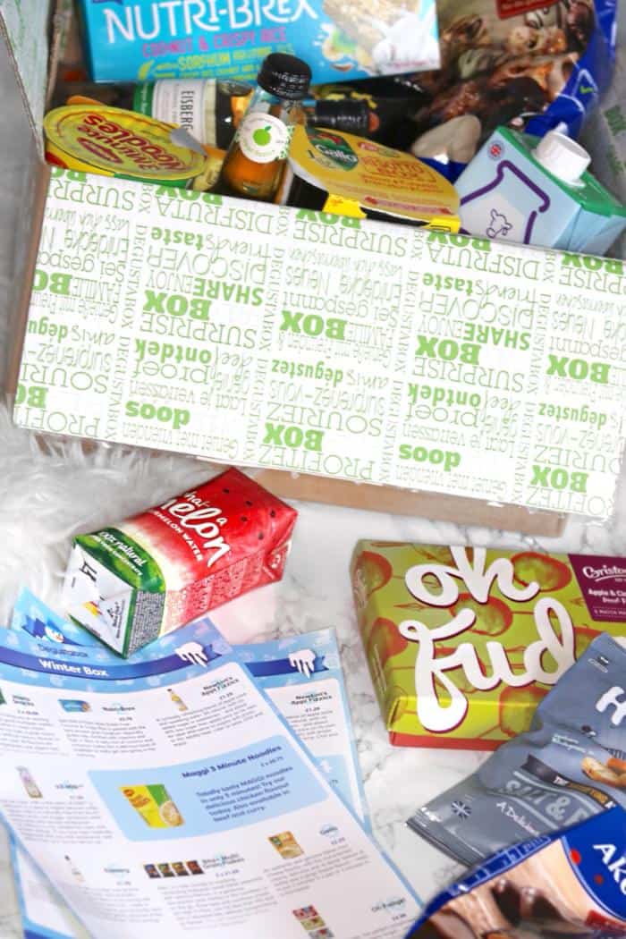 Monthly Food Subscription Boxes - Degustabox Winter Box