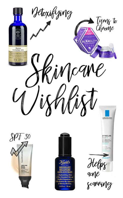 Skincare Wishlist